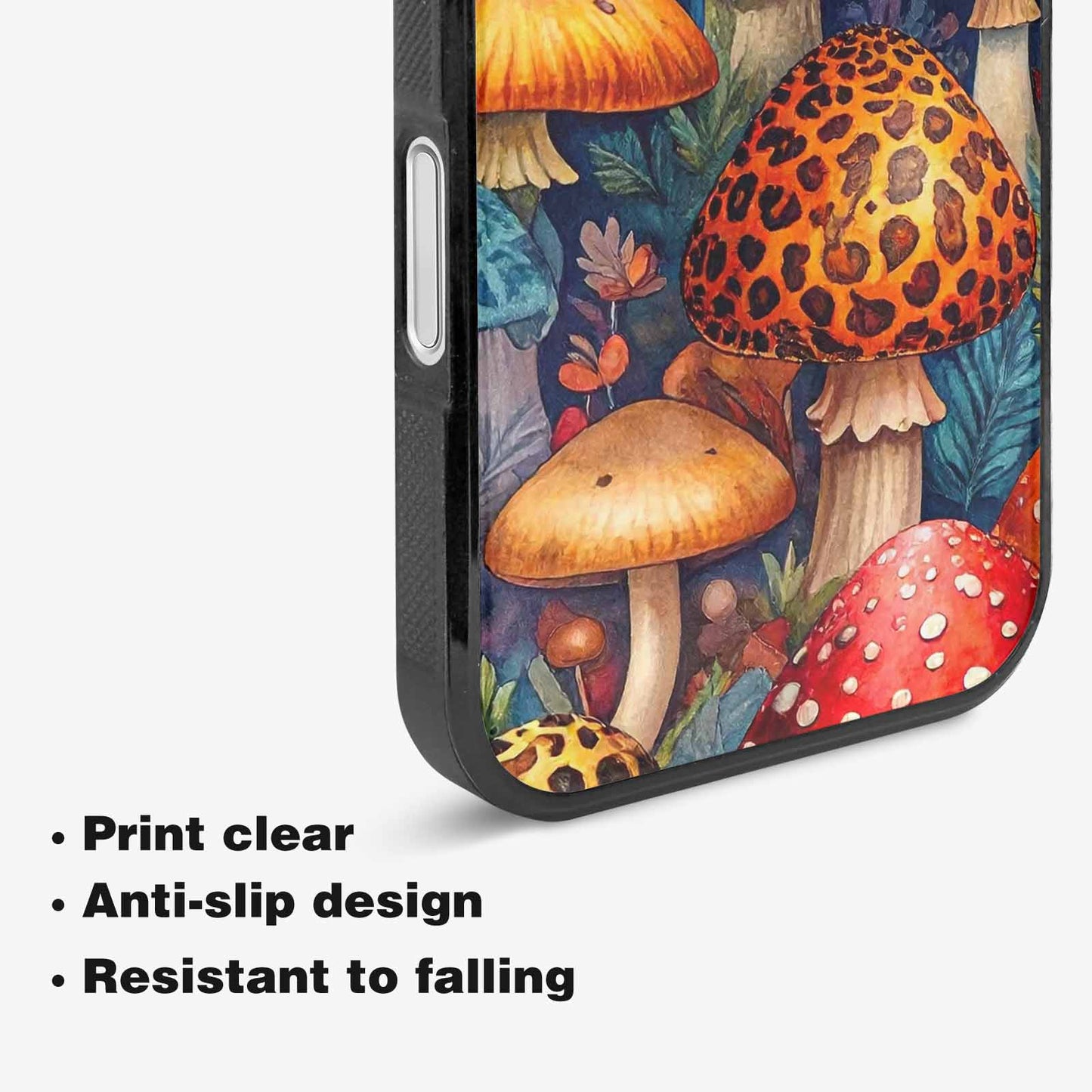 iPhone 16 Plus Case — Mushrooms Pattern Hundreds Of 5r0, Customized Protective Case