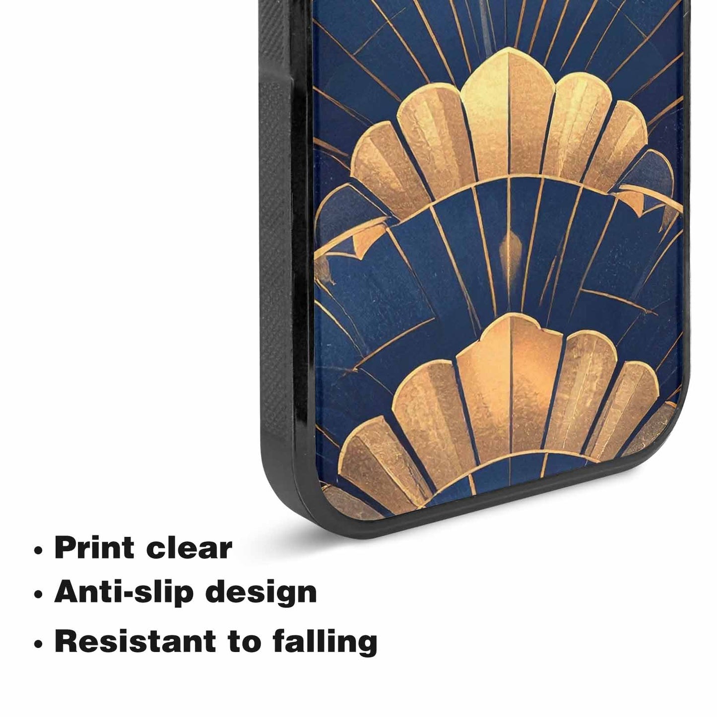 iPhone 15 Plus Case — Art Deco Illustration Pattern, Custom Art Phone Cover