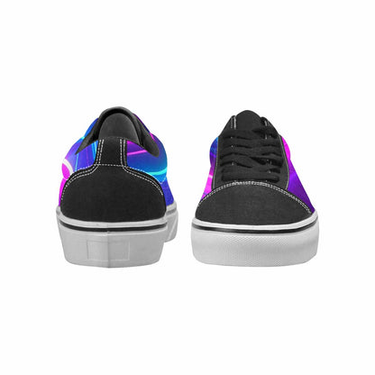 MEN'S 80S Neon Cartoon Canvas Lace-Up Surreal Sneakers