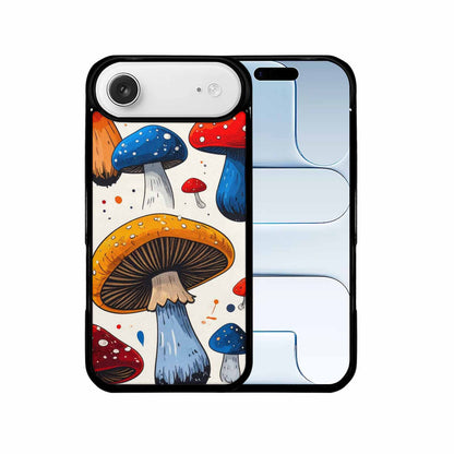 iPhone 17 Air Case — Vivid Winter Mushroom Seamless Cartoon Cute, Unique Phone Case Design