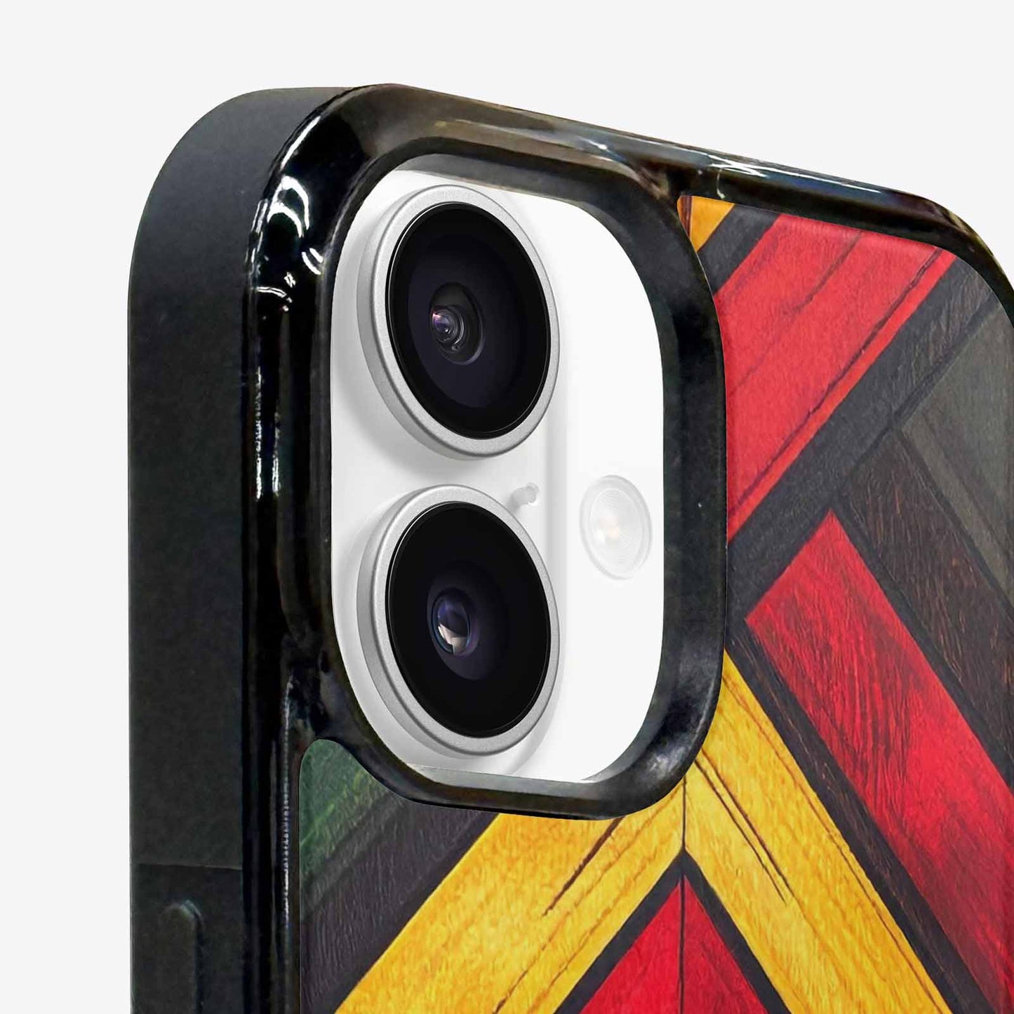 iPhone 16 Case — African Kente Cloth Inspired Pattern Geometric, Original Design Phone Case