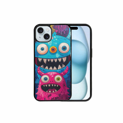iPhone 15 Plus Case — Goofy Cartoon Monster, Original Design Phone Case