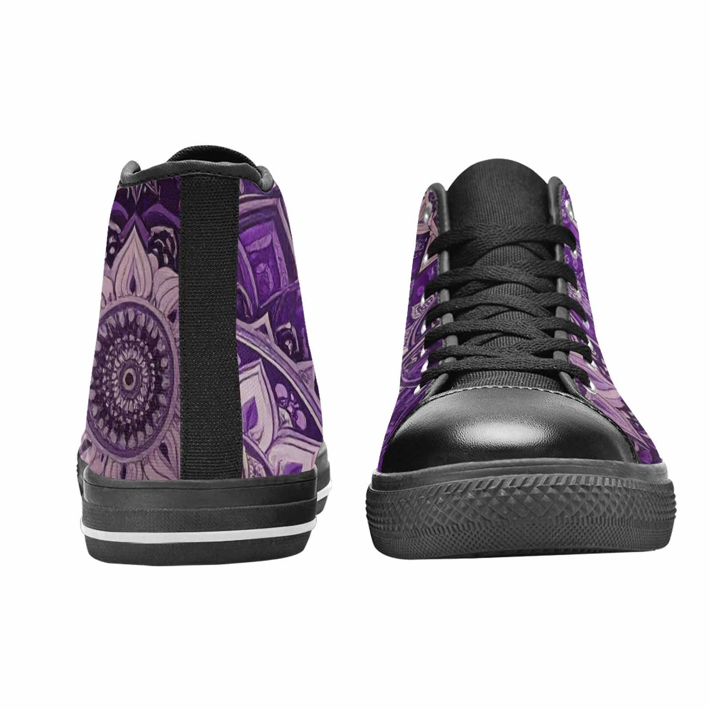 MEN'S Mandala High Top Canvas Grunge Sneakers