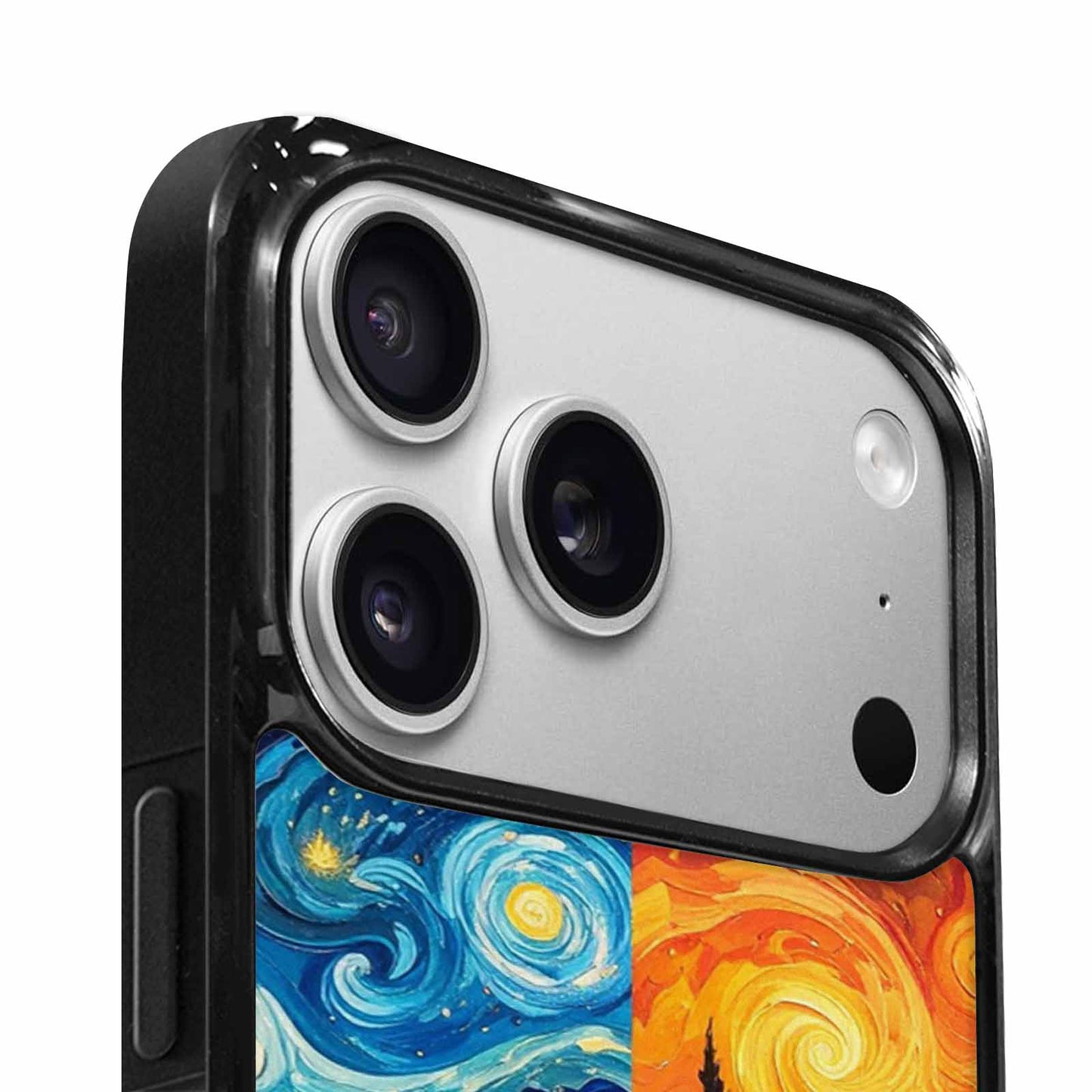 iPhone 17 Pro Case — Small Van Gogh Style Swirl Galaxy, Custom Art Phone Cover