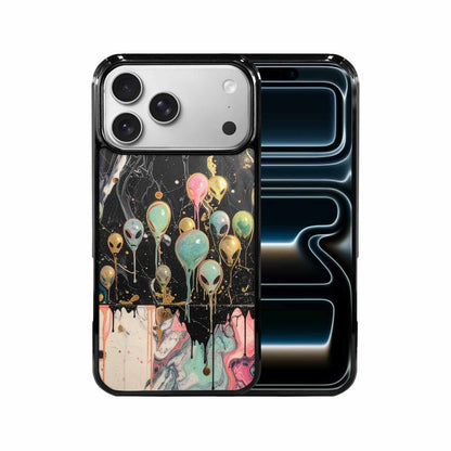 iPhone 17 Pro Max Case — Aliens Marblemelting Aliens Pa Alien Scifi, Personalized Phone Case