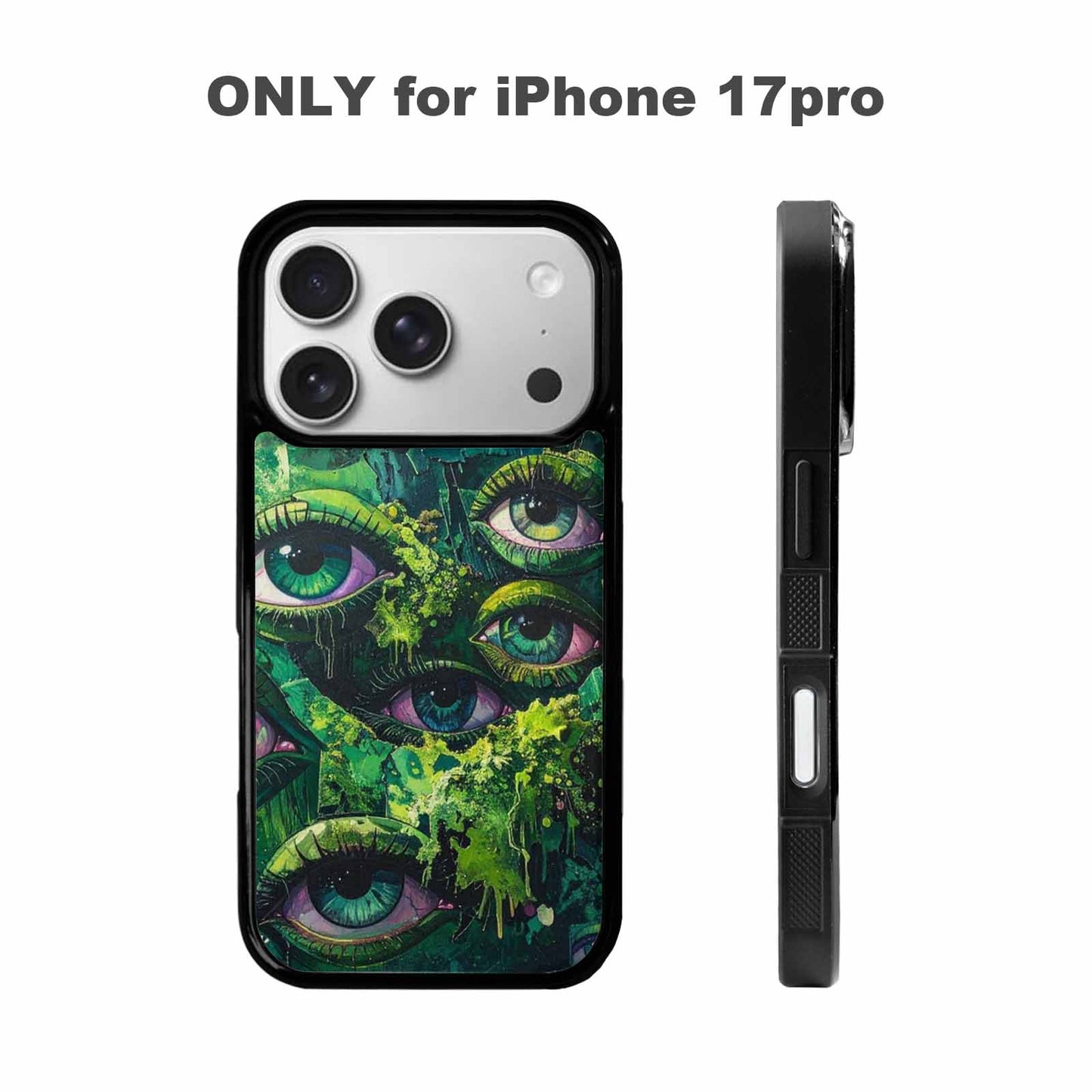 iPhone 17 Pro Case — Reptile Eye Cartoon Cute, Personalized Phone Case
