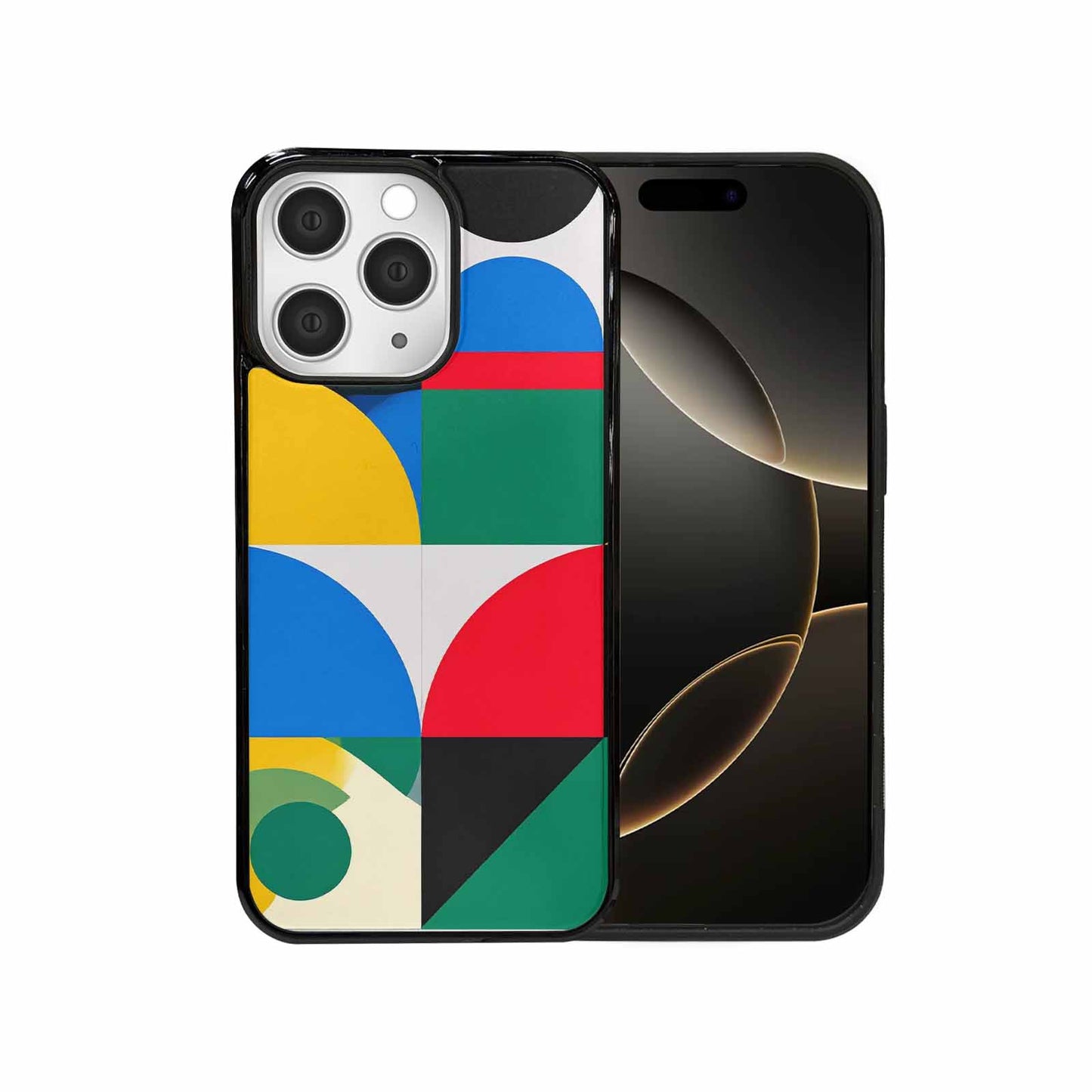 iPhone 15 Pro Max Case — 1960s Mod Cartoon Art Pattern, Custom Made Phone Cover