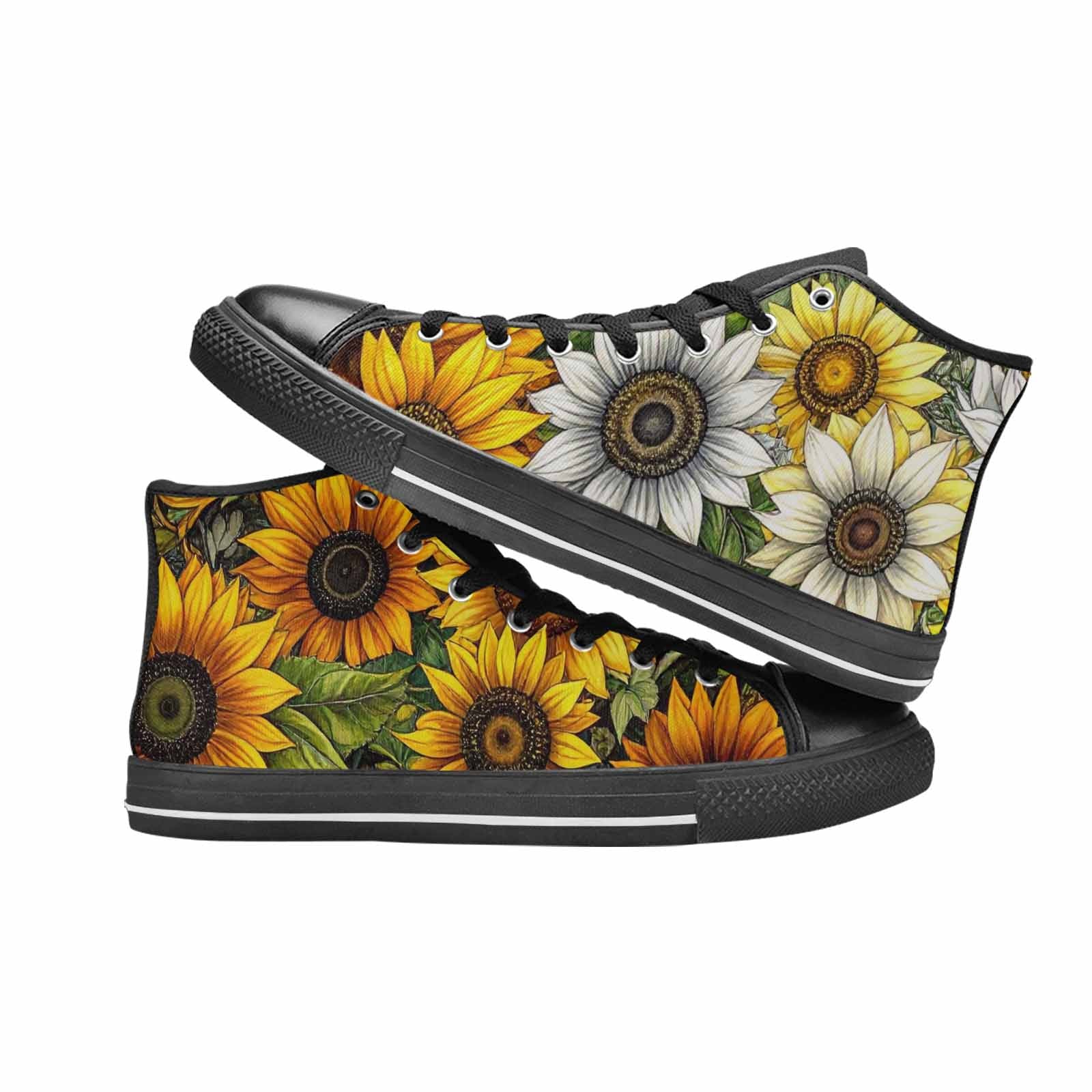 WOMEN'S Sunflower High Top Canvas Dreamcore Sneakers
