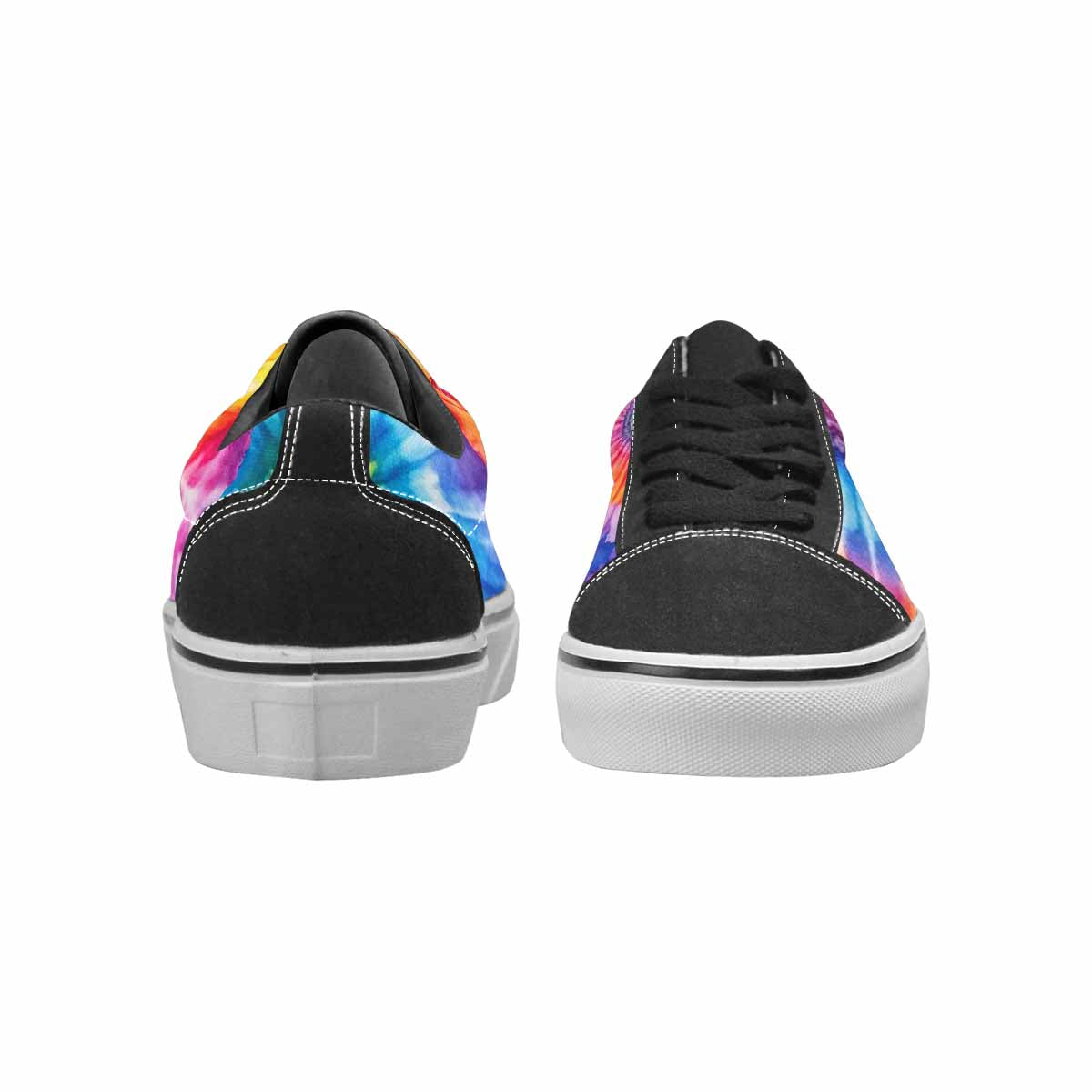 WOMEN'S Tie Dye - Canvas Lace-Up Dark Academia Shoes