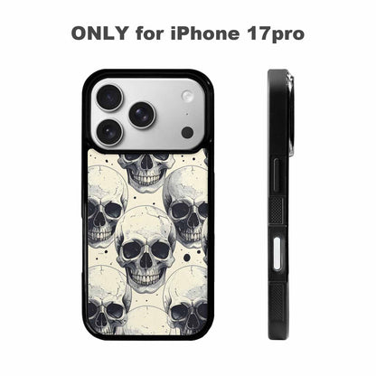 iPhone 17 Pro Case — Skull Dark Art Gothic Print Gothic, Custom Phone Case