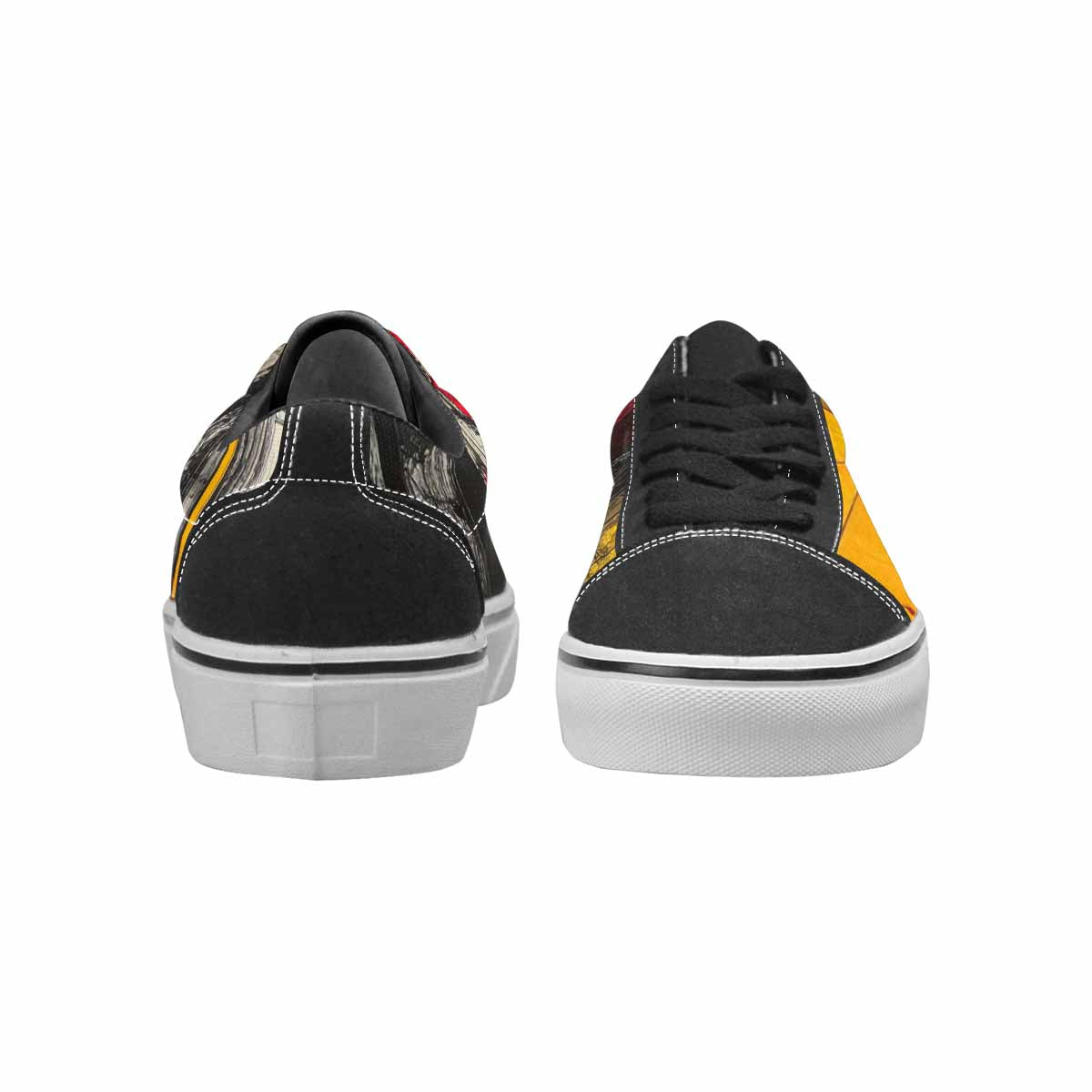 WOMEN'S Liminal Space Fragment Lace-Up Canvas Grunge Custom Shoes