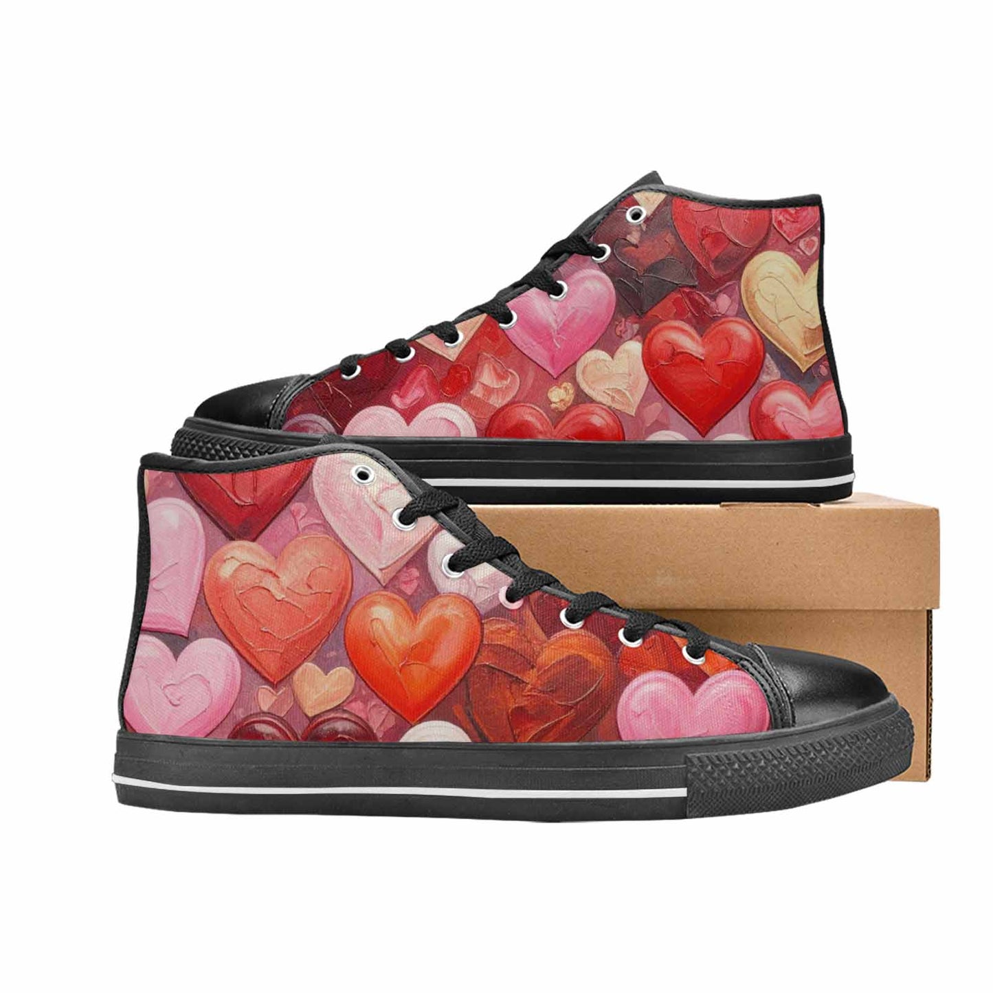 MEN'S No Words Or High Top Canvas Neon Fantasy Shoes