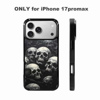 iPhone 17 Pro Max Case — Skull Dark Art Gothic Print Gothic, Unique Phone Case Design