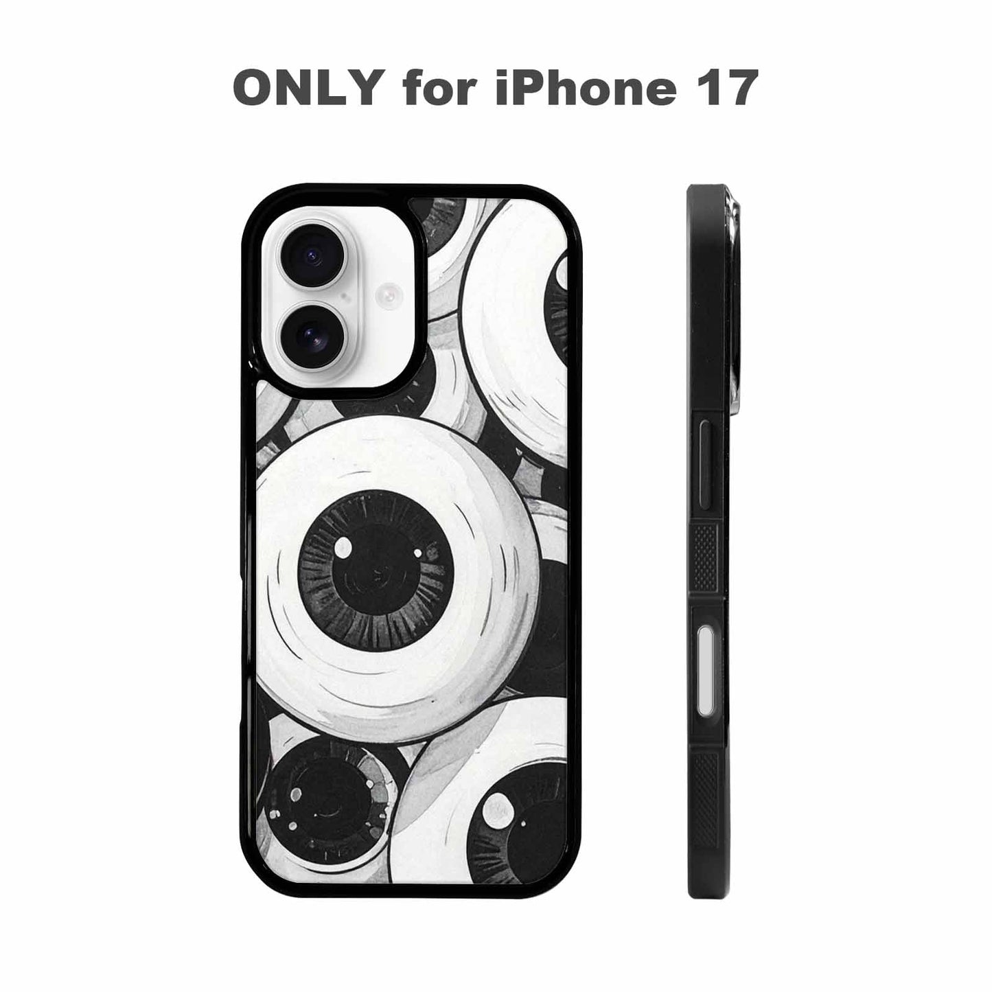 iPhone 17 Case — Googly Cartoon Eyeballs Cartoon Cute, Original Design Phone Case