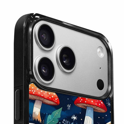iPhone 17 Pro Case — Vivid Winter Mushroom Seamless Cartoon Cute, Customized Protective Case
