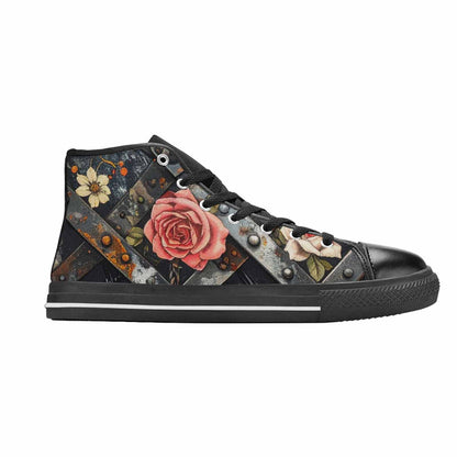 MEN'S Barbed Wire Chain High Top Canvas Neon Fantasy Sneakers