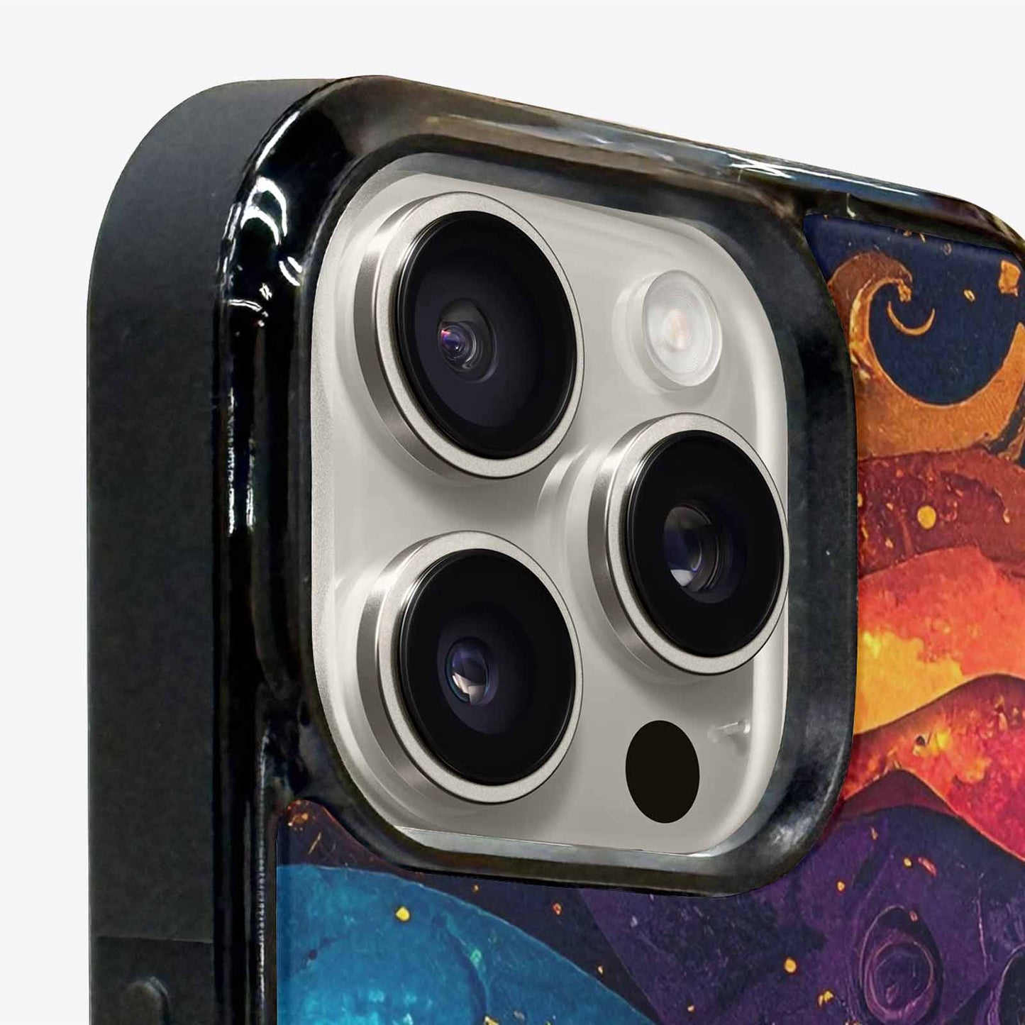 iPhone 16 Pro Case — Steampunk Galaxy Art Seamless Pattern Vibrant, Custom Made Phone Cover