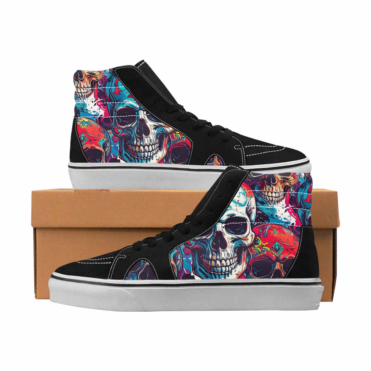 MEN'S Vibrant Skull Pattern 23 Ferion