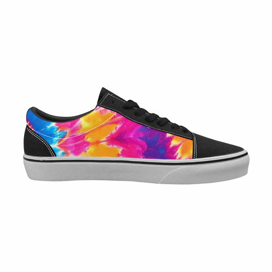 WOMEN'S Tie Dye Spiral Canvas Lace-Up Wallpaper Art Shoes
