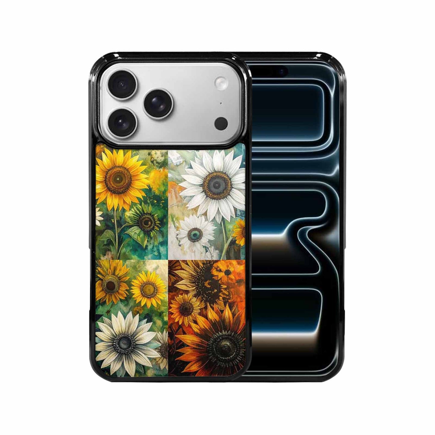 iPhone 17 Pro Max Case — Blend Melt Them Together Floral, Custom Made Phone Cover