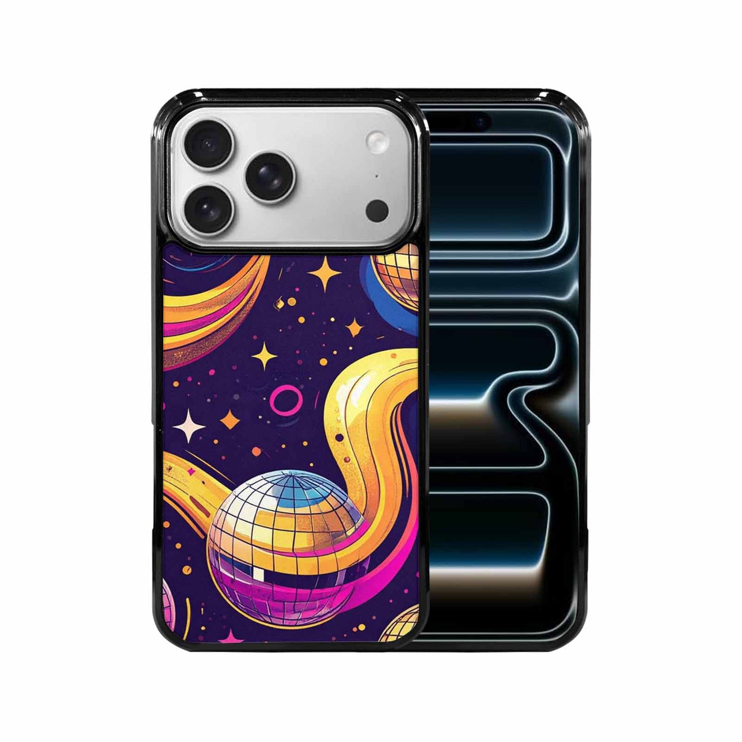 iPhone 17 Pro Max Case — Disco Cartoon Art Pattern Cartoon Cute, Custom Art Phone Cover