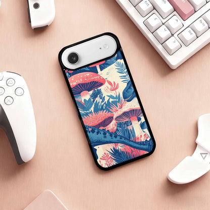 iPhone 17 Air Case — Vintage Dinosaurs Mushroom Retro Vintage, Custom Print Case Cover