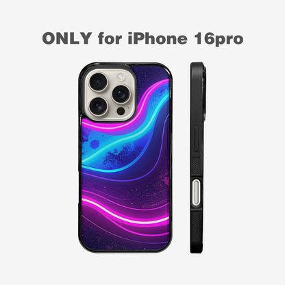 iPhone 16 Pro Case — 80s Neon Cartoon Custom, Custom Made Phone Cover