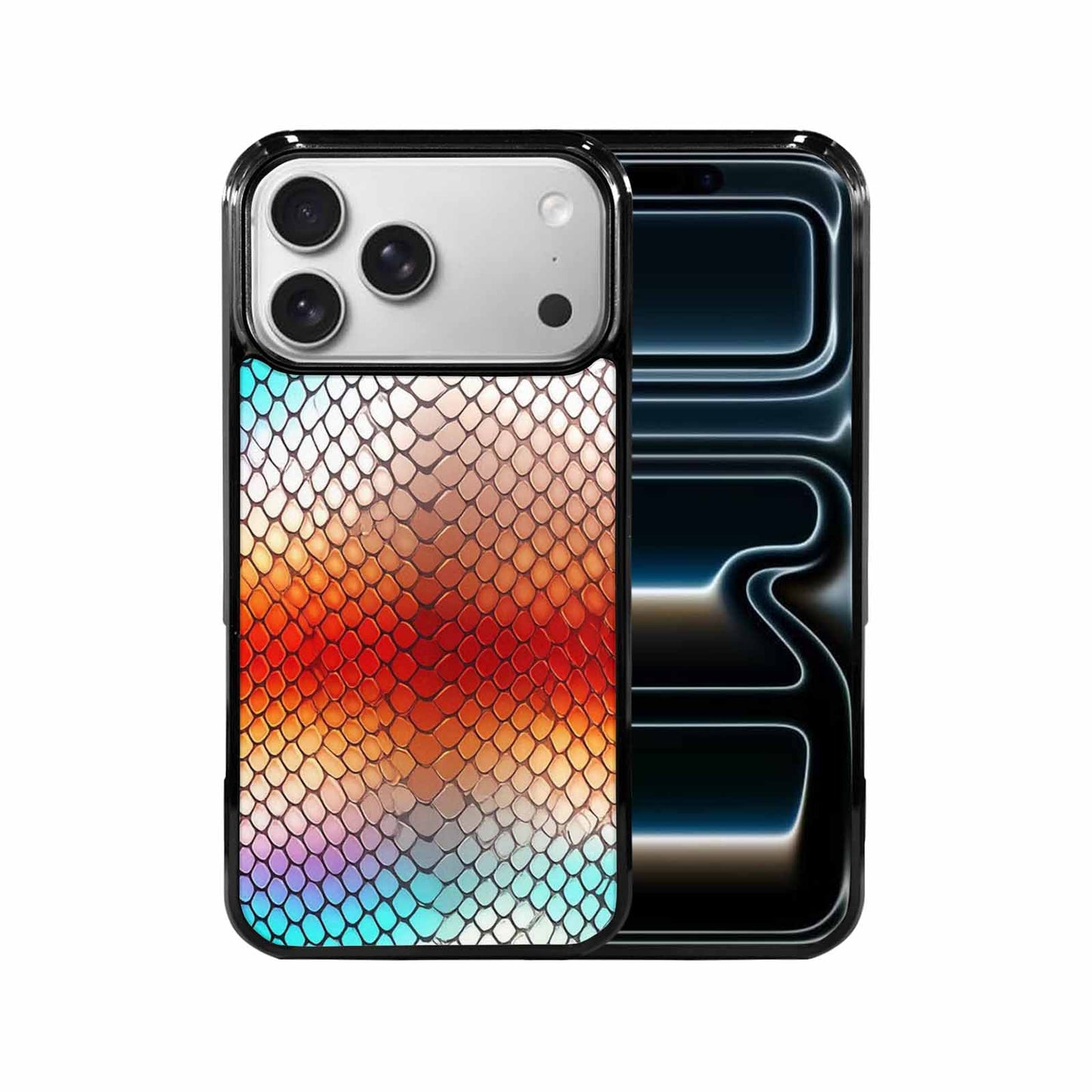 iPhone 17 Pro Max Case — Snake Print Dark Seamless Animal Print, Personalized Phone Case