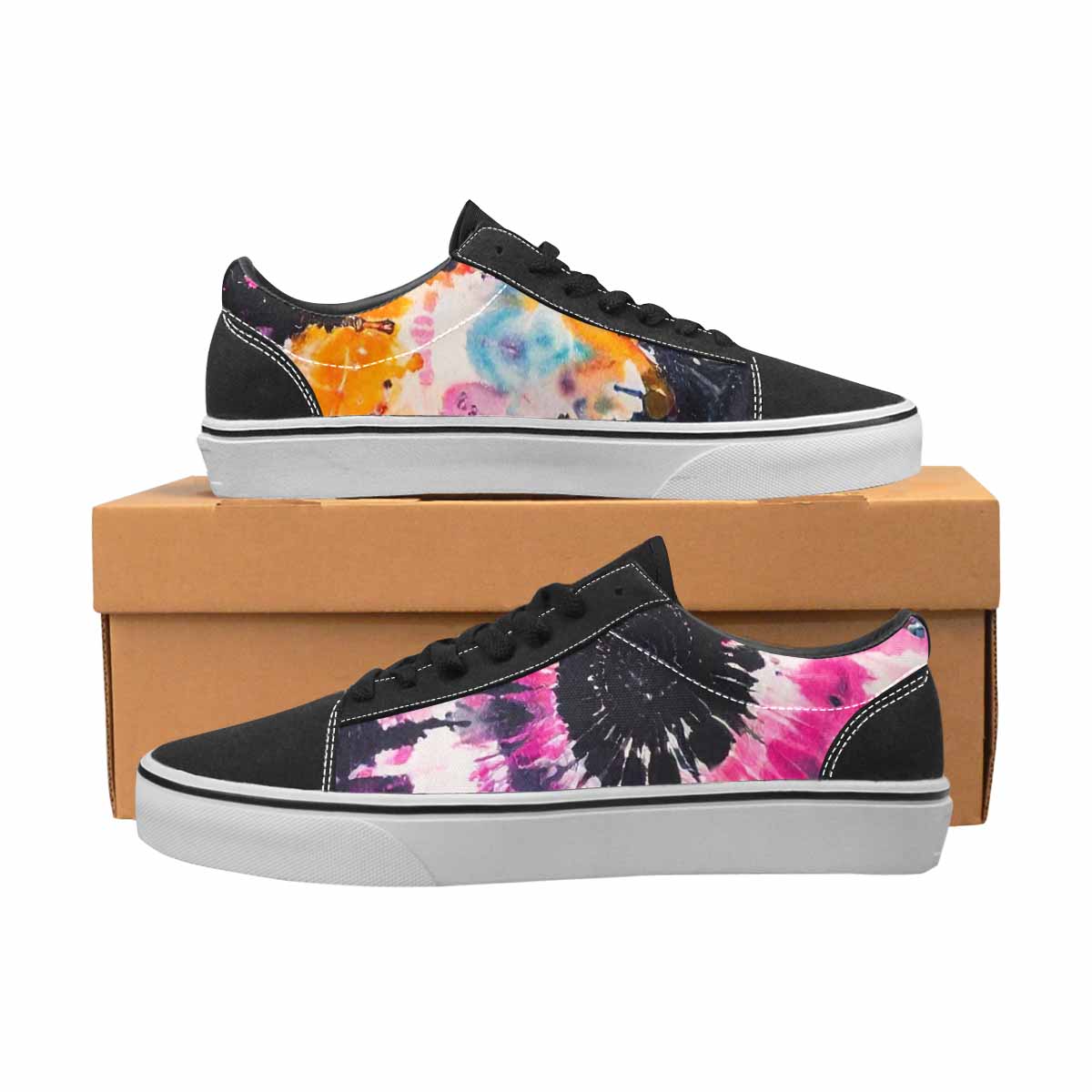 WOMEN'S Tie Lace-Up Canvas Dark Academia Custom Sneakers