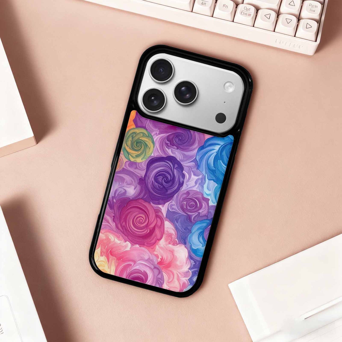 iPhone 17 Pro Case — Tie Dye Swirls Tie Dye Tie, Custom Print Case Cover