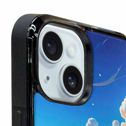 iPhone 15 Plus Case — Surrealist Desert Dreamscape Custom Personalized Phone, Original Design Phone Case