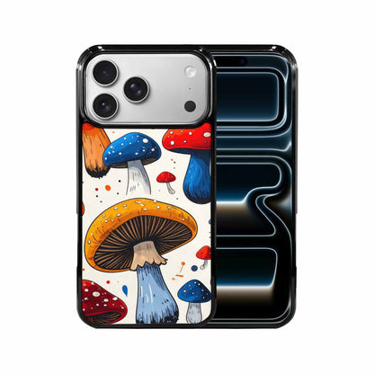 iPhone 17 Pro Max Case — Vivid Winter Mushroom Cartoon Cute, Custom Printed Phone Case