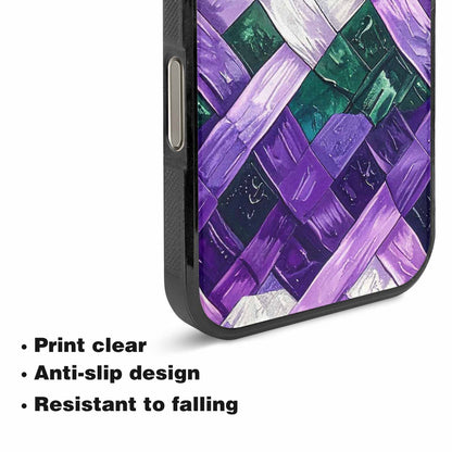 iPhone 16 Pro Case — Genderqueer Flag Color Theme Small Rainbow, Original Design Phone Case