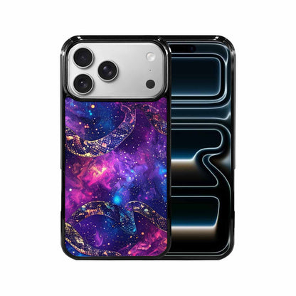 iPhone 17 Pro Max Case — Snake Print Galaxy Seamless Animal Print, Custom Designed Case Cover