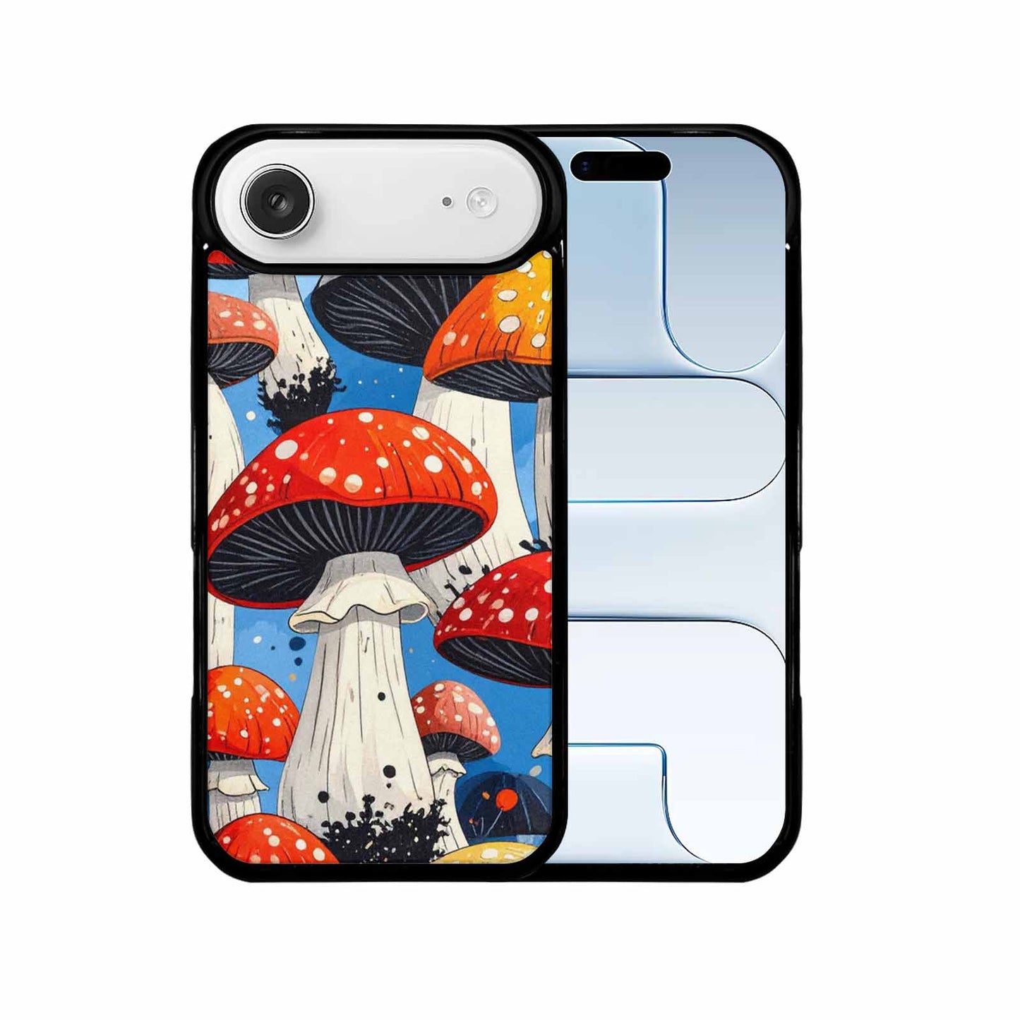 iPhone 17 Air Case — Vivid Winter Mushroom Seamless Cartoon Cute, Original Design Phone Case
