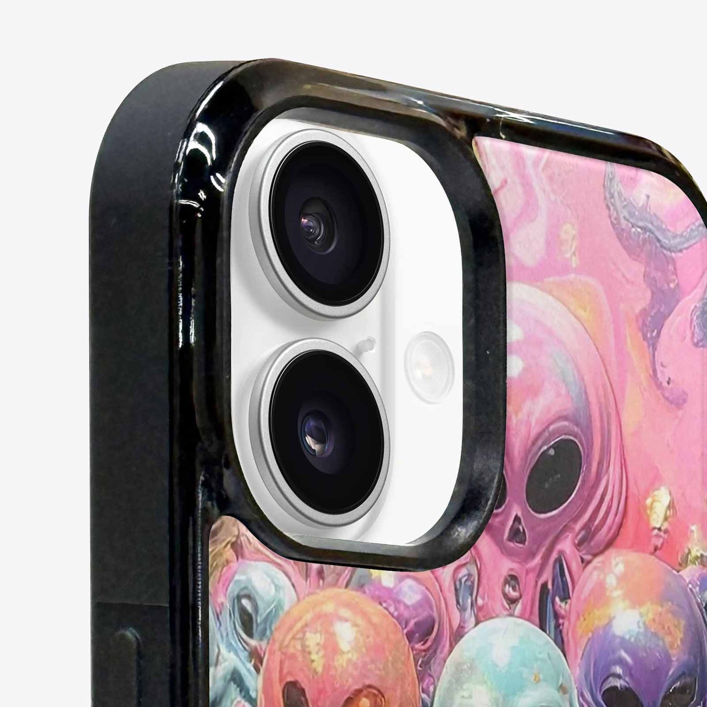 iPhone 16 Plus Case — Aliens Marblemelting Aliens Pa L2w Personalized, Custom Printed Phone Case
