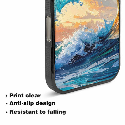 iPhone 16 Pro Max Case — Wave Crest Splash Wave Crest Splash, Unique Phone Case Design