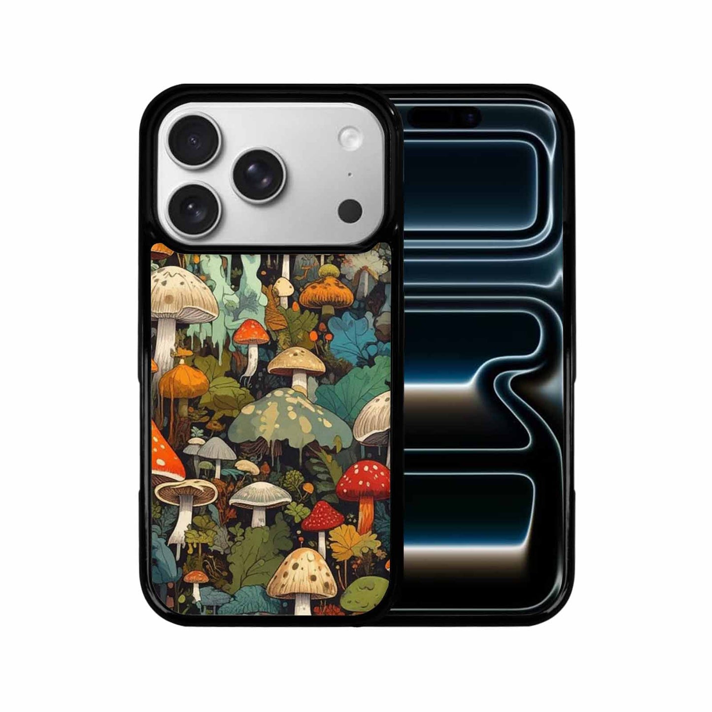 iPhone 17 Pro Case — Mushrooms Camomushrooms Patter Bki Camo, Original Design Phone Case