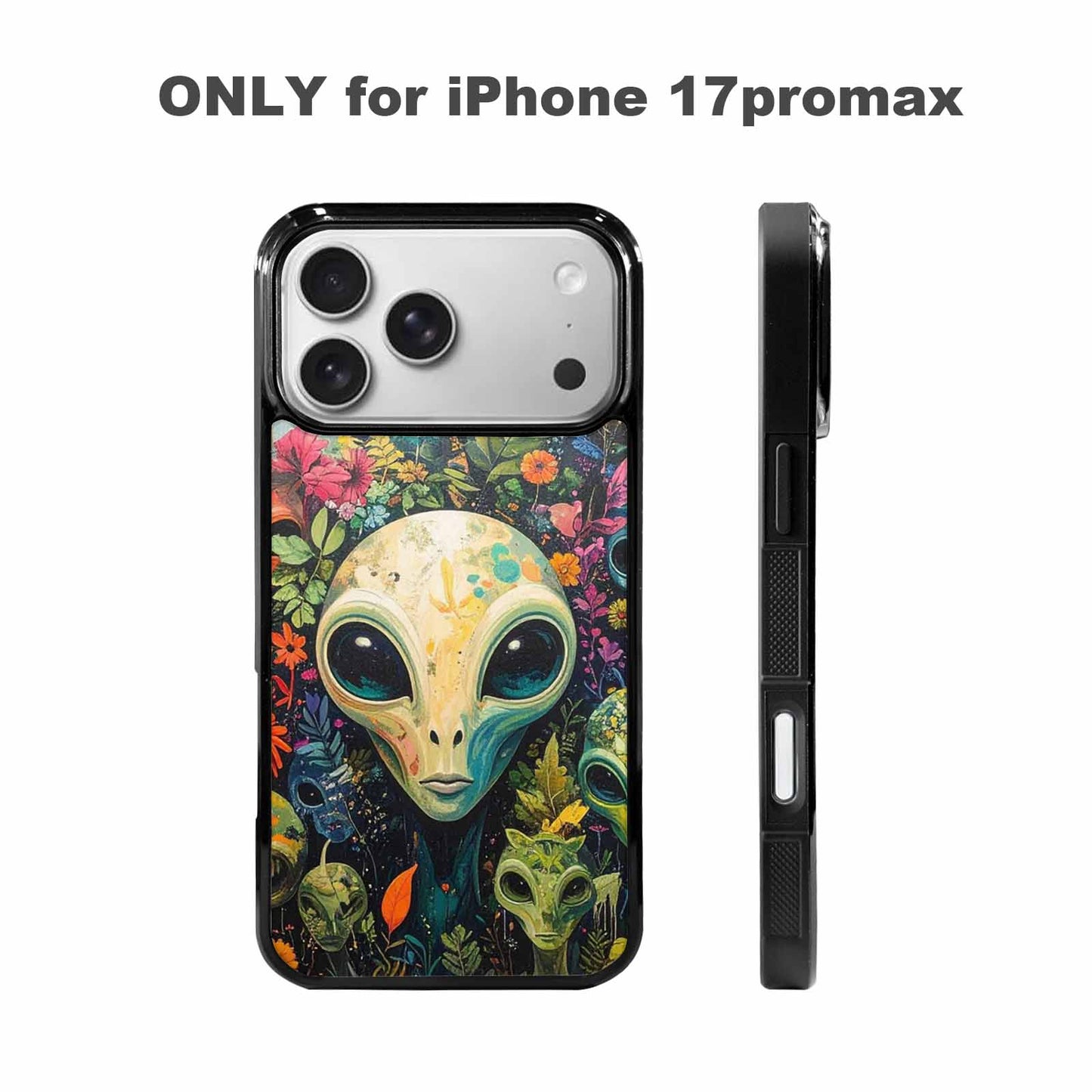 iPhone 17 Pro Max Case — Aliens Pattern Hundreds Of Alien Scifi, Custom Print Case Cover