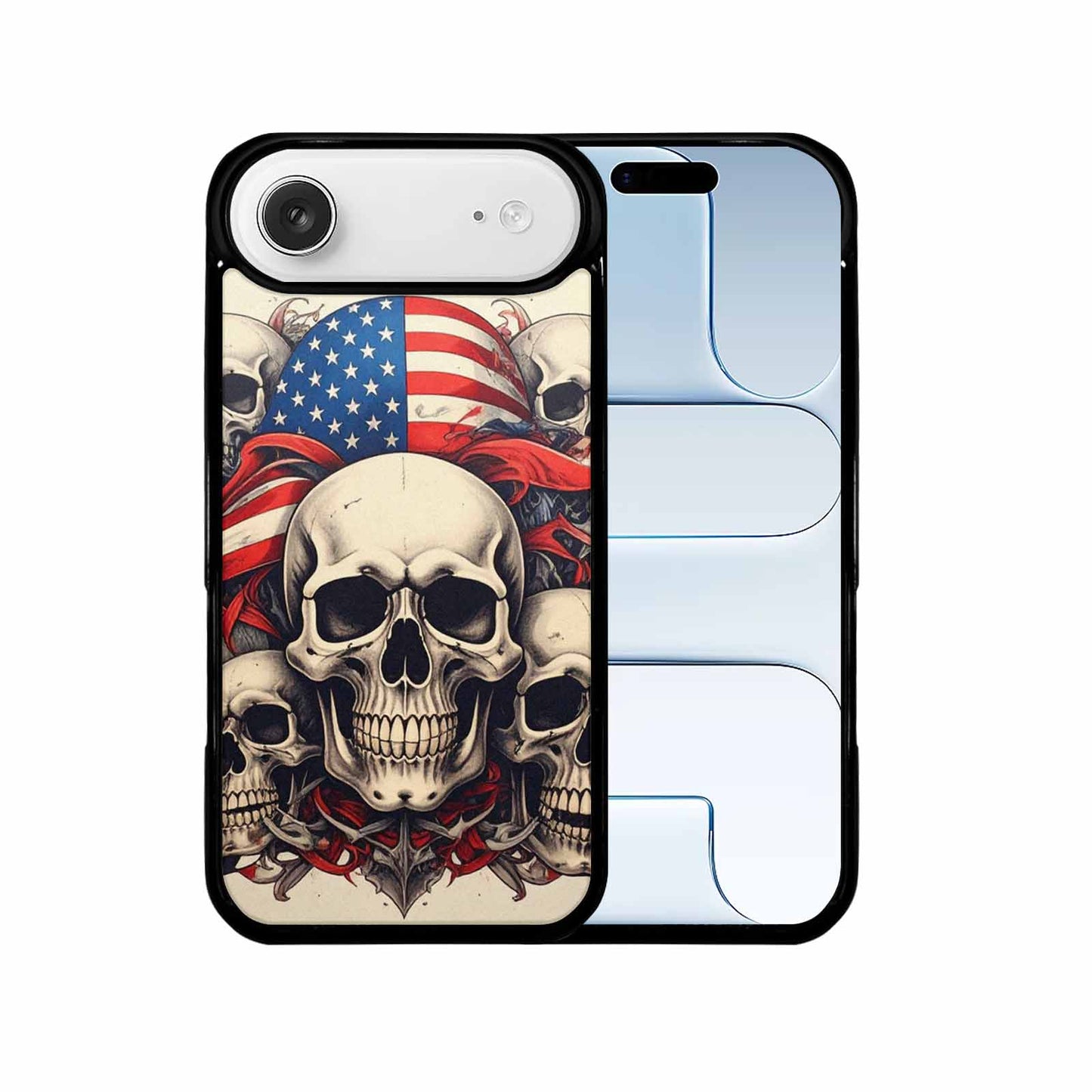 iPhone 17 Air Case — Skull Dark Art Gothic Print Gothic, Custom Phone Case
