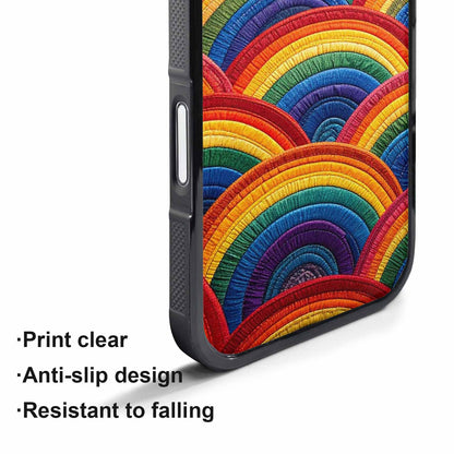 iPhone 17 Pro Max Case — Vivid Camo Rainbow Camo, Custom Made Phone Cover