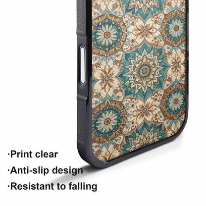 iPhone 17 Pro Case — Small Mandala Pattern Randomly Varying Floral, Unique Phone Case Design