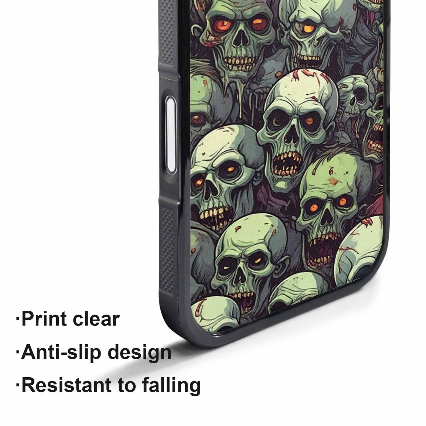iPhone 17 Air Case — Zombie Head Pattern Hundreds Of Gothic, Customized Protective Case
