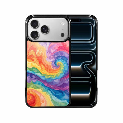 iPhone 17 Pro Max Case — Tie Dye Swirls Tie Dye Tie, Custom Designed Case Cover