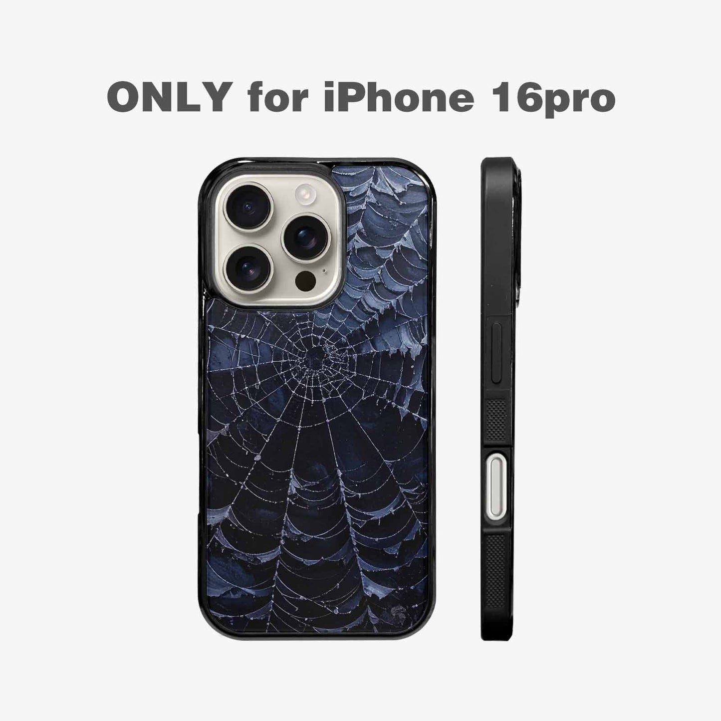 iPhone 16 Pro Case — Spider Web Gothic Spider Web Gothic, Custom Print Case Cover