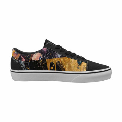 WOMEN'S Aliens  Marble Aliens Lace-Up Canvas Aesthetic Custom Shoes