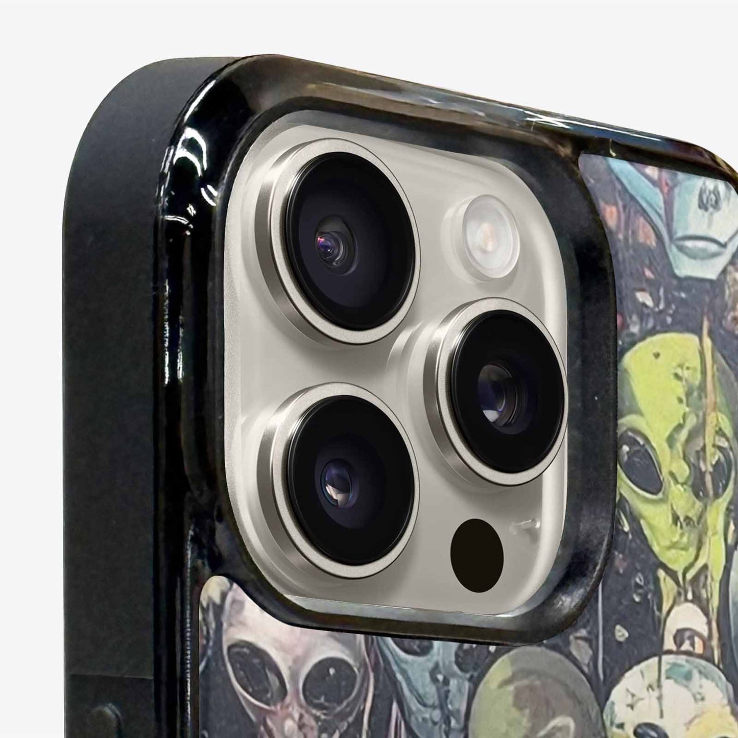 iPhone 16 Pro Max Case — Aliens Camo Aliens Pattern Hundreds Of, Custom Print Case Cover