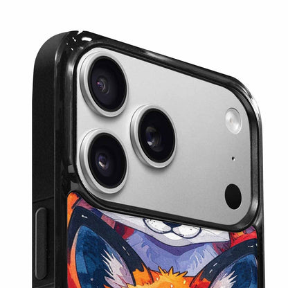 iPhone 17 Pro Max Case — Watercolor Kawaii Fox Watercolor Abstract, Custom Art Phone Cover