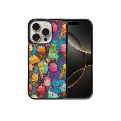 iPhone 16 Pro Case — Ice Cream Motif Ice Cream Motifs, Original Design Phone Case