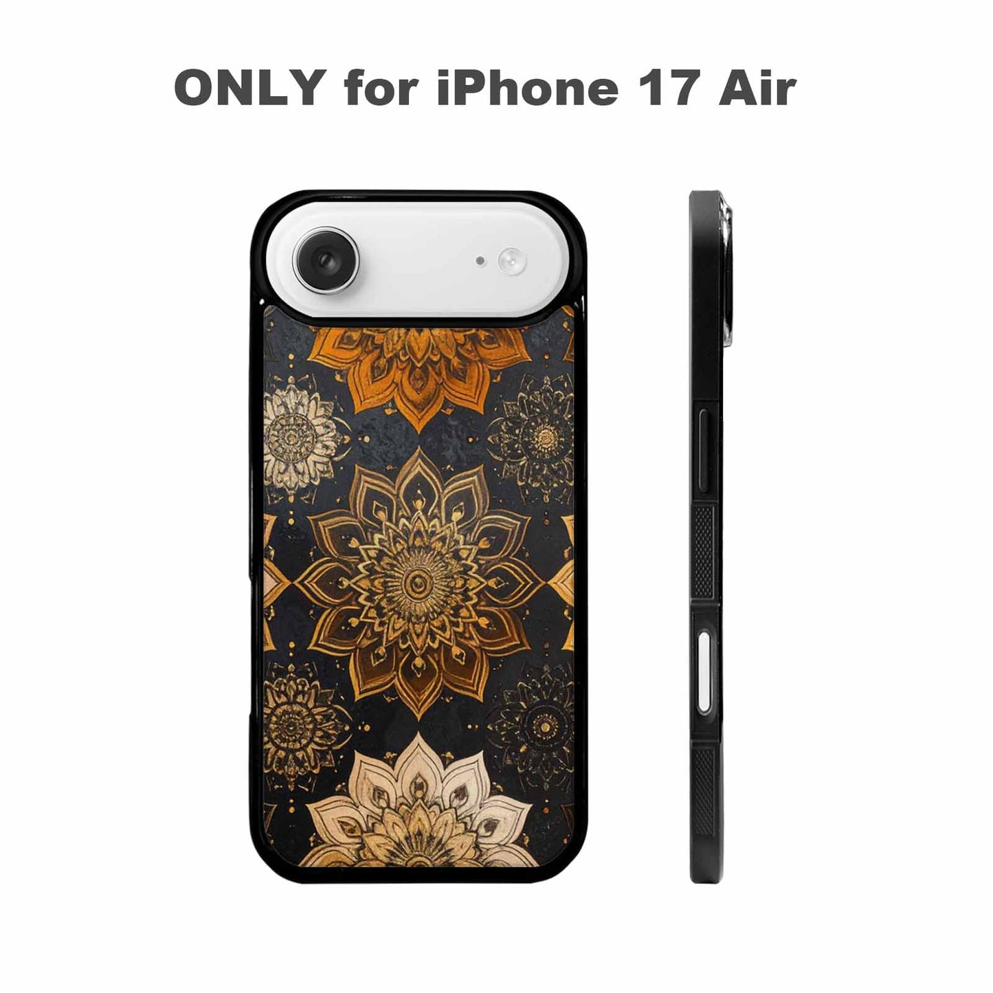 iPhone 17 Air Case — Small Mandala Pattern Randomly Varying Floral, Custom Phone Case